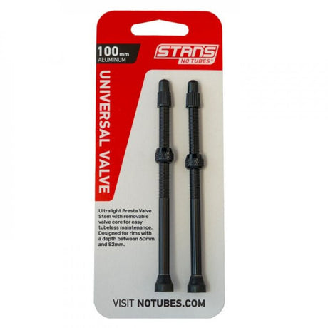 STAN'S NOTUBES - 100MM ALLOY UNIVERSAL VALVE - Image 1