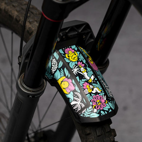 DYEDBRO - MUDGUARD DECALS - FOX / ROCKSHOX - VICTOR BROUSSEAUD - Image 1