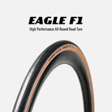 GOODYEAR ROAD TYRE - EAGLE F1 TUBELESS - 25MM - TAN - Image 1