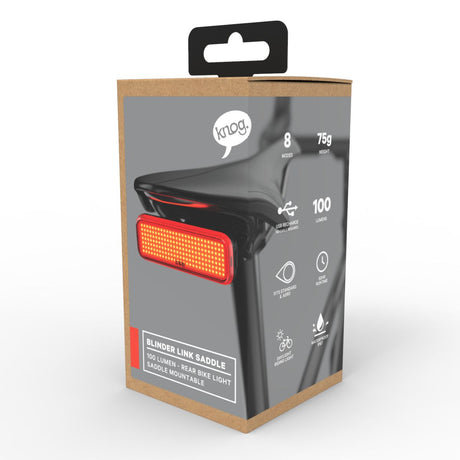 KNOG BLINDER LINK SADDLE MOUNT REAR BIKE LIGHT - Image 9