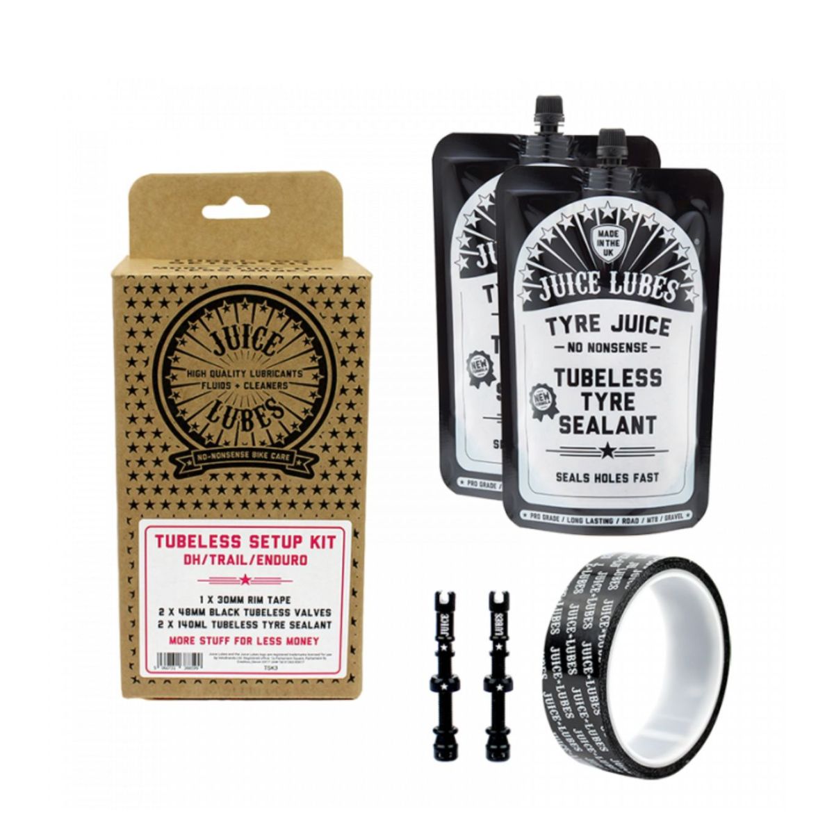 JUICE LUBES - TUBELESS SETUP KITS - Image 1