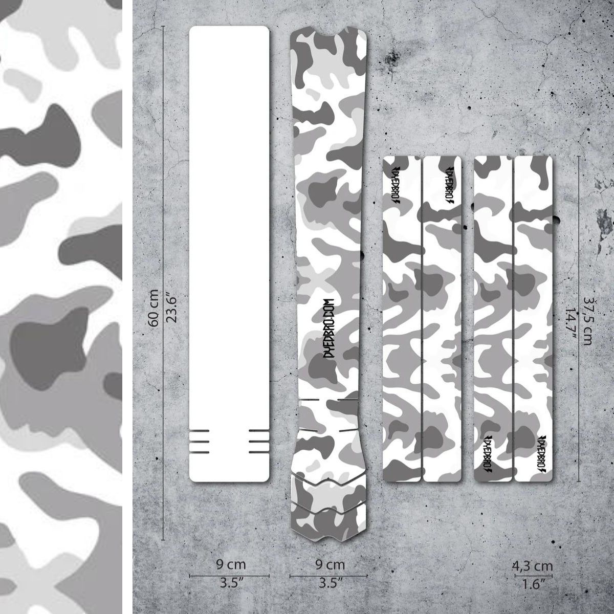 DYEDBRO MTB FRAME PROTECTION - CAMO - Image 1