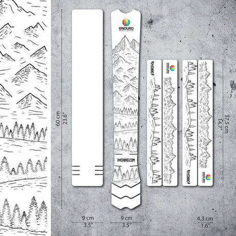 DYEDBRO MTB FRAME PROTECTION - ENDURO WORLD SERIES MOUNTAINS - Image 1