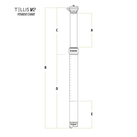 SDG - TELLIS V2 DROPPER SEATPOST - 31.6MM - Image 15