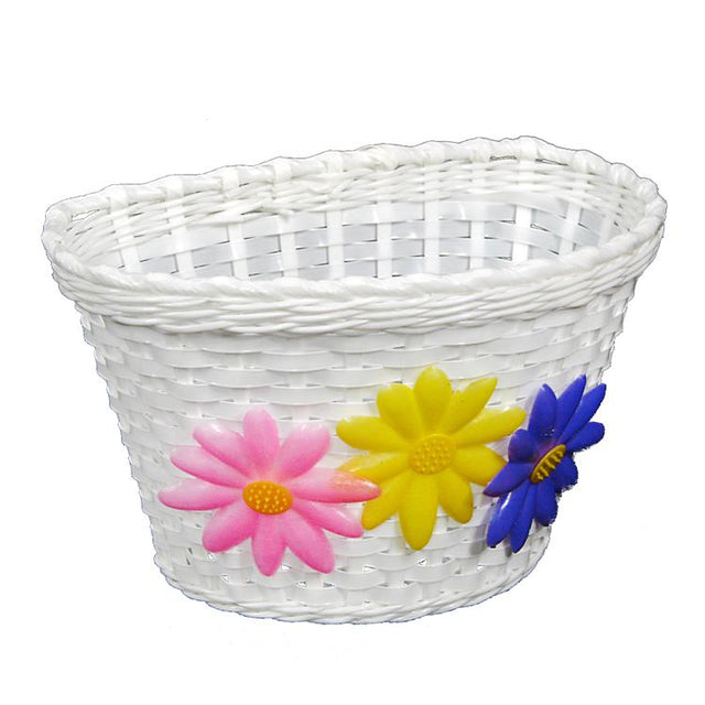 BASKET JUNIOR FLOWER WHITE