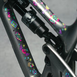 DYEDBRO MTB FRAME PROTECTION - UNICORN GLITTER - Image 3