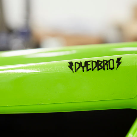 DYEDBRO MTB FRAME PROTECTION - CLEAR GLITTER - Image 8