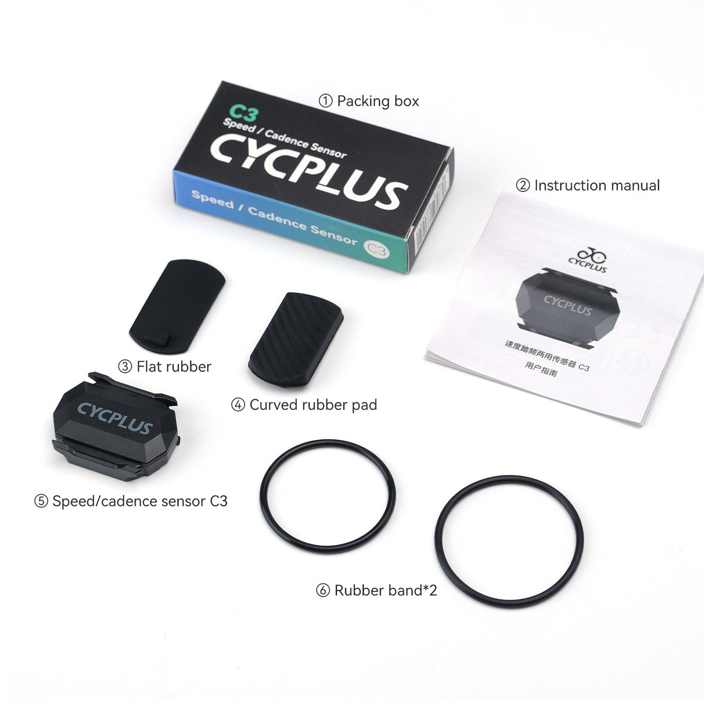 Cycplus C3 Bike Speed / Cadence Sensor