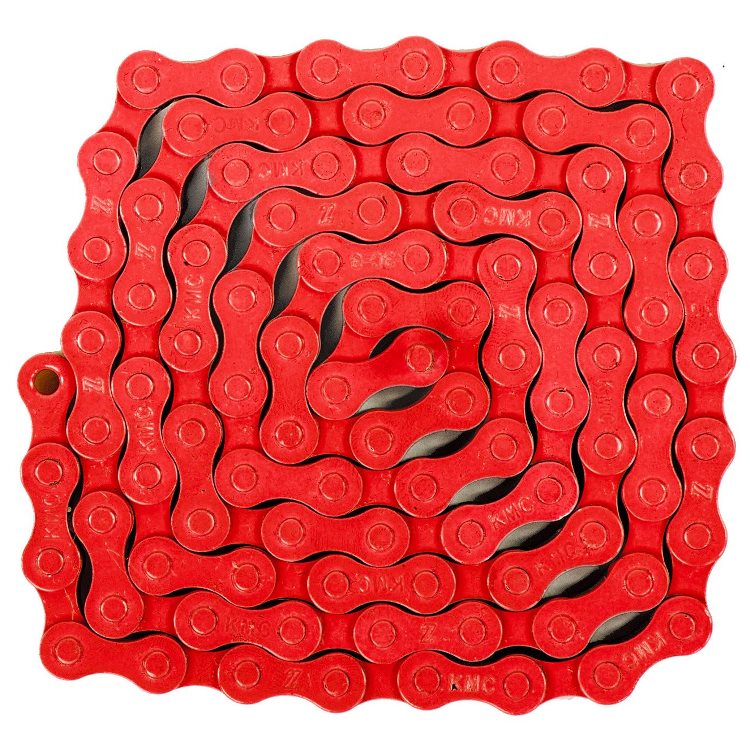 KMC - Z410A - 1spd Chain (1/2" x 1/8") Red