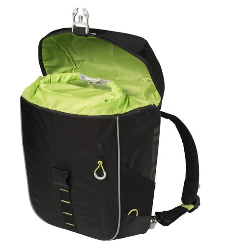 basil-miles-bicycle-bag-17l-black open