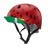 Bern Nina Satin Red Strawberry w/ Flip Visor