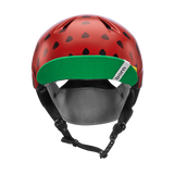 Bern Nina Satin Red Strawberry w/ Flip Visor